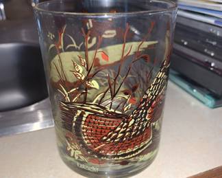 Taste setter old fashion Bar Glasses Pheasant