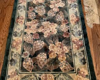 2 x 4 silk oriental rug