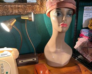 Vintage phones of every color.  The white one is a payphone from a hotel!