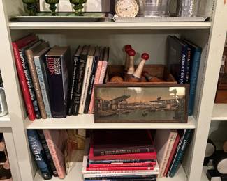 antique juggling pins.