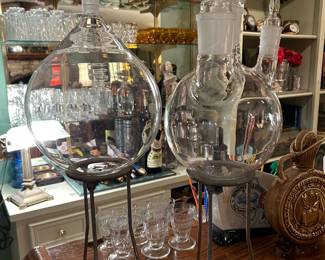 Get creative with your barware!  Breaking bad pyrex. 