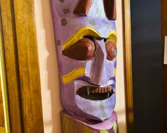 Hawaiian antique mask.  Love.