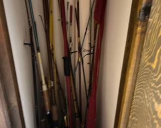 Fishing poles