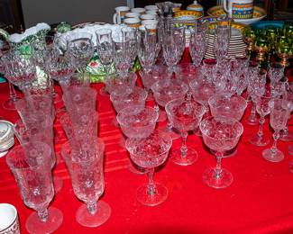 VINTAGE MIKASA STEMWARE