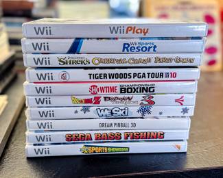 WII GAMES AND GAME CONSOL