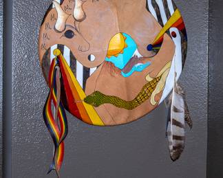 NATIVE AMERICAN WARRIOR SHEILD