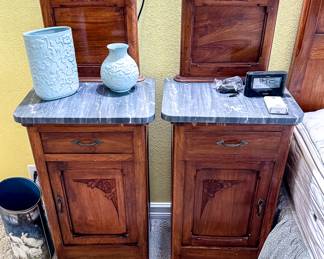 PAIR OF ANTIQUE SIDE CABINETS