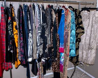RACKS AND RACKS OF CLOTHES