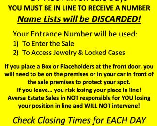 NUMBERS AT DOOR