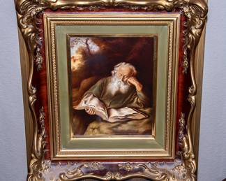 PORTRAIT ON PROCELAIN