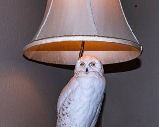 CERAMIC OWL TABLE LAMPS