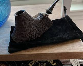 Volcano sandblasted pipe, new.