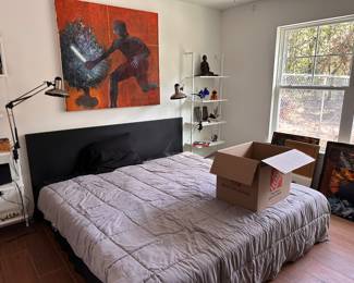 Very large oil on canvas by Mel McCuddin. 