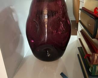Blenko dimple vase-Winslow Anderson