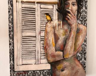 Large original by Jenny Berry. Sarasota FL artist