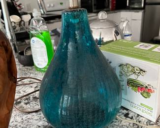 MCM Blenko lamp-it works!