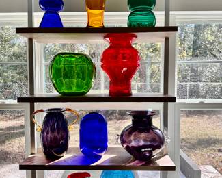 Large collection of Blenko 