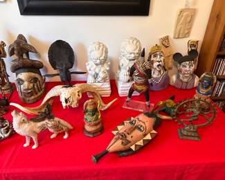 Sheep Skull 
African Art 
