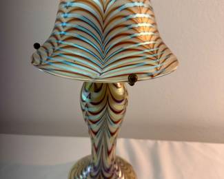 Steven Correia Art Glass Lamp