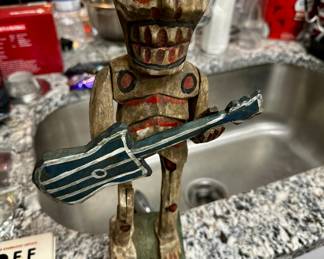 Vintage Alice Cooper look alike doll