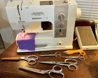 Bernina Sewing Machine, Gingher Scissors