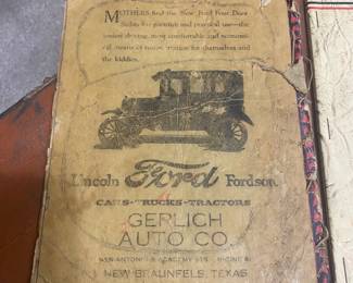 ephemera and photos, mostly New Braunfels related