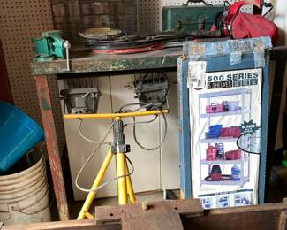 Work bench, tool chest, fishing box, etc