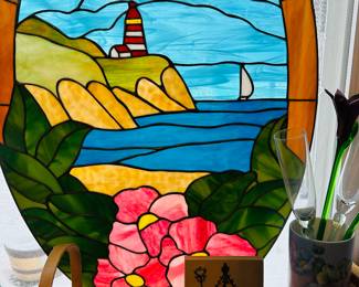 Several stained glass creations!