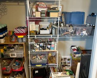 Huge collection of arts and crafts supplies