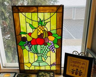 Several stained glass creations!