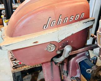 vintage Johnson 5.5 HP outboard motor