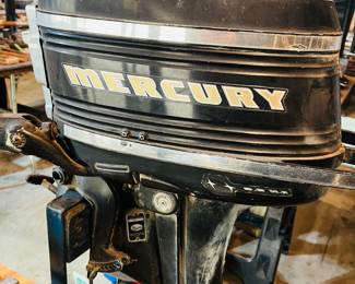 vintage Mercury Merc outboard motor