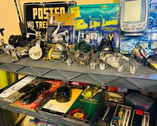 Vintage fishing equipment
Vintage fishing reels
Fishing gear