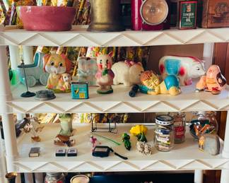 vintage matchbooks, vintage piggy banks, vintage advertising, vintage lanterns
