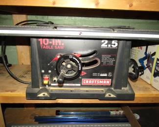 Craftsman 10 inch table saw
