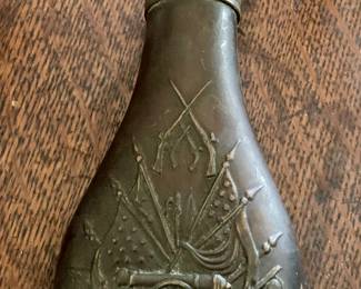 Antique powder flask