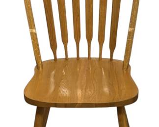 Honey Colored Wood Windsor Chair