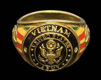 US Army Vietnam Veteran Ring