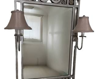 Wall Mirror wLamps