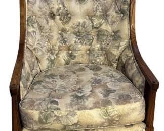 Wood Framed Upholstered Chair