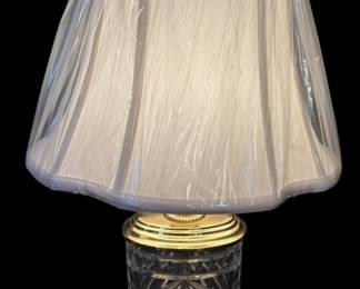Waterford Crystal Brass Table Lamp