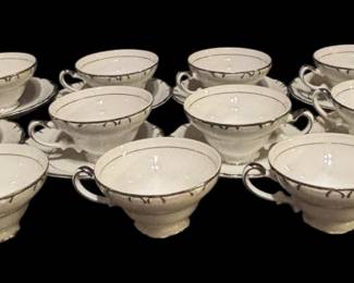 Barony Fine China Cups Saucers