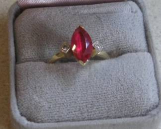 14K RUBY RING