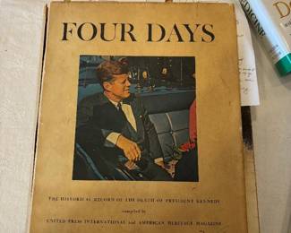 Vintage Collection of 4 days -Historical record of JFK