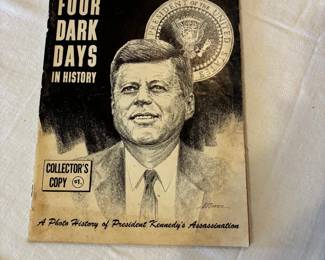Vintage Collection of 4 days -Historical record of JFK