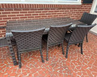 Outdoor table and chairs