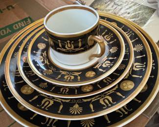 Tiffany place setting by Mottahedeh
