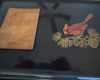 Interesting couroc cheese tray