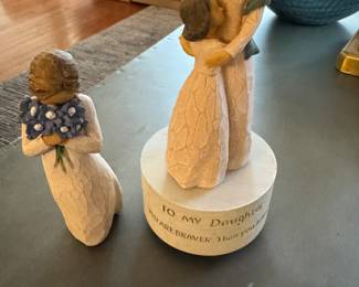 Willow Tree figure and music box