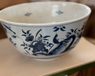 Delft center bowl…some damage